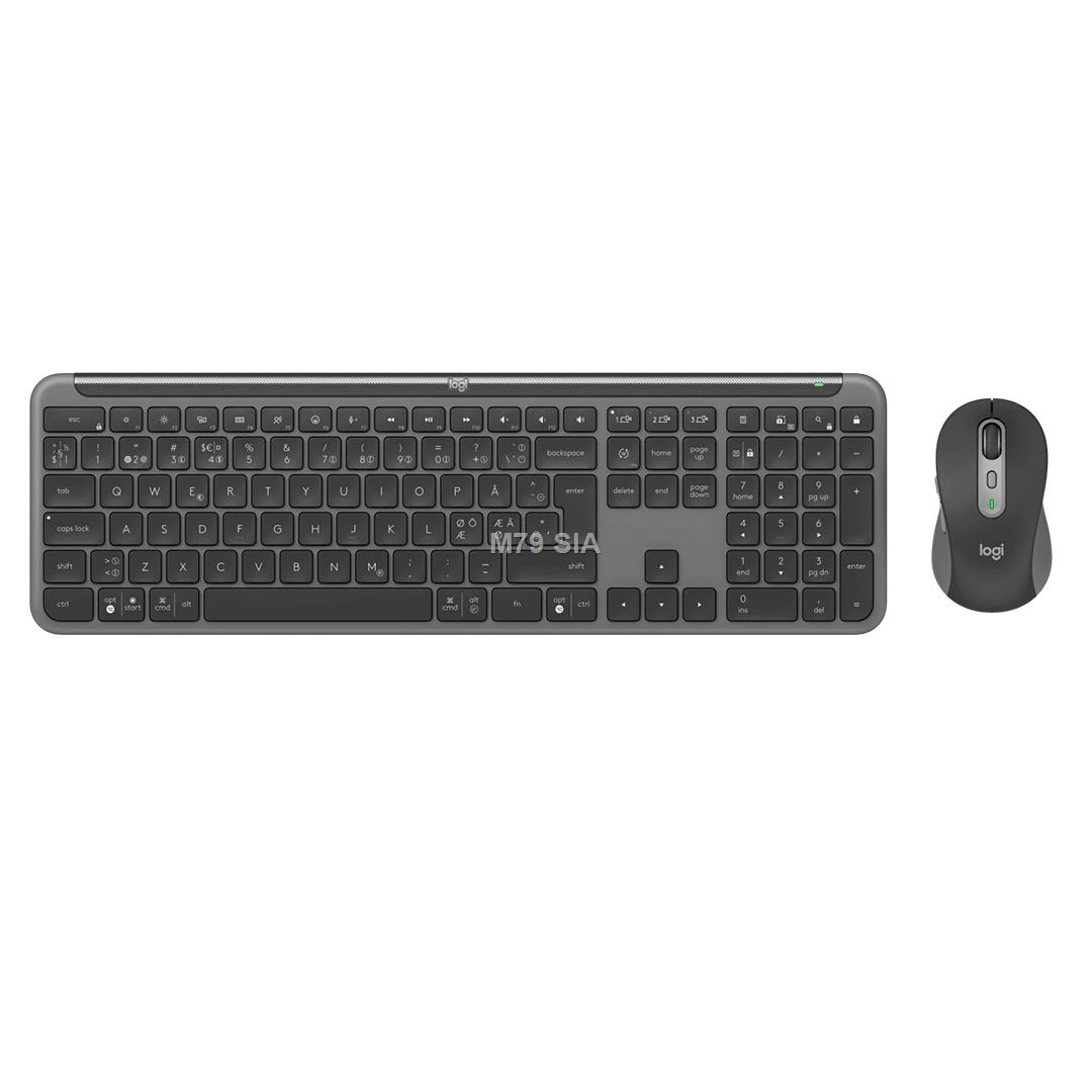 Logitech Mouse and keyboard set 920-012490 / MK950 Signature Slim Graphite klaviatūra