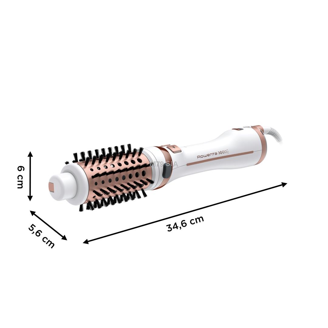 Rowenta Brush Activ Ultimate Care CF9720 Hot air brush Warm Copper, White 2 m Matu veidotājs