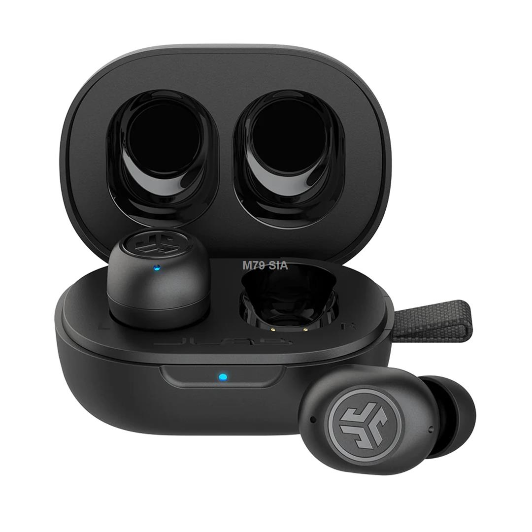 Jlab JBuds Mini True Wireless Earbuds- Black Bluetooth In-Ear-Kopfhörer, Integriertes Mikrofon