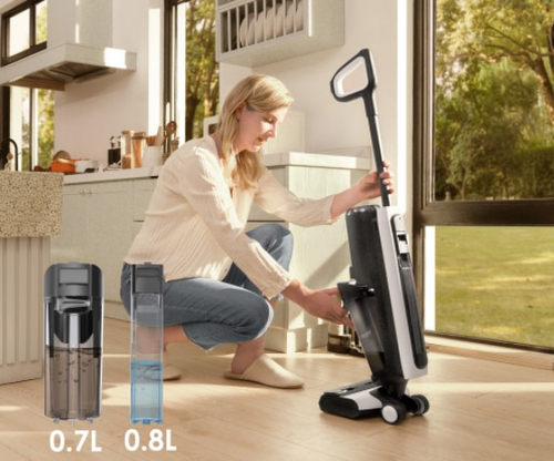 Tineco FLOOR ONE S5 handheld vacuum Blue, White Bagless 6972200198495 Putekļu sūcējs