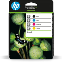 HP 924 CMYK Original Ink Cartridge 4Pack toneris