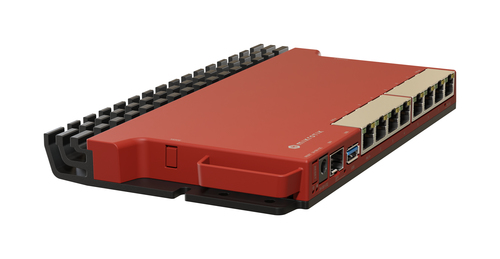 MikroTik Router  L009UiGS-RM No Wi-Fi, 10/100/1000 Mbit/s, Ethernet LAN (RJ-45) ports 8, 1x USB 3.0 type A komutators