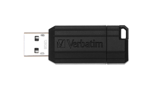 Verbatim Store n Go        128GB Pinstripe USB 2.0 black    49071 USB Flash atmiņa