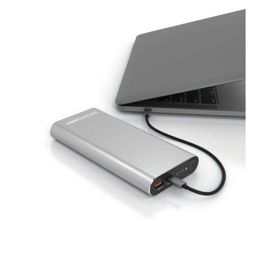 RealPower Powerbank PB-20000PD Pro Set silber      20.000mAh Powerbank, mobilā uzlādes iekārta