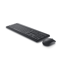 Dell KM3322W Keyboard and Mouse Set Wireless Ukrainian Black Numeric keypad klaviatūra