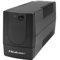 Qoltec 53772 uninterruptible power supply (UPS) Line-Interactive 0.65 kVA 360 W 1 AC outlet(s) nepārtrauktas barošanas avots UPS