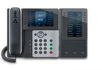 HP Poly Edge E500 IP Phone & PoE-enabled biroja tehnikas aksesuāri