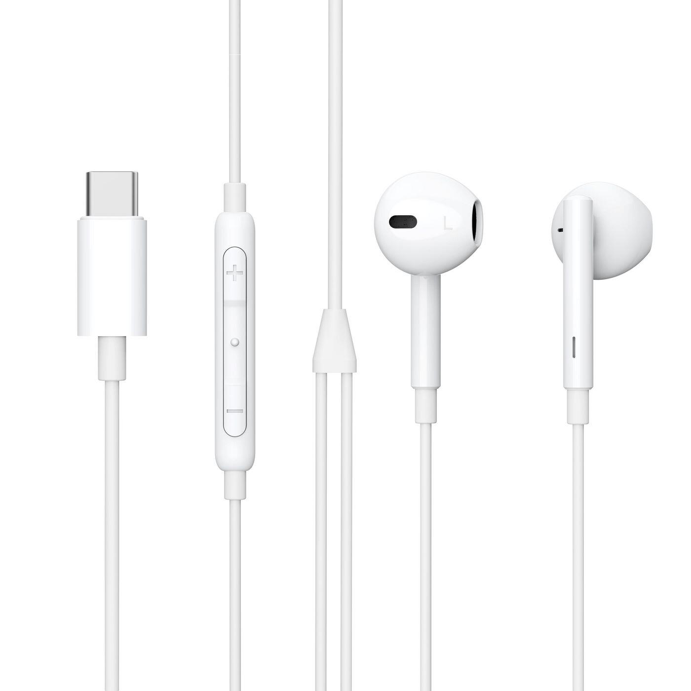 eSTUFF In-ear Headphone Earpod  with USB-C plug for USB-C  5704174458593 austiņas