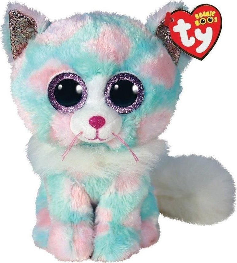 TY Ty Beanie Boo Opal Cat Soft Toy (24 cm) 37288 (008421372881)