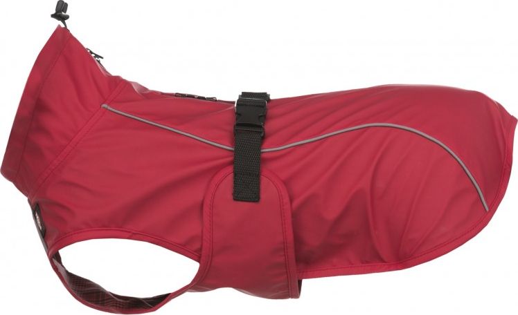 Trixie Vimy, plaszcz przeciwdeszczowy, dla psa, czerwony, S: 35 cm TX-680222 (4053032442771)