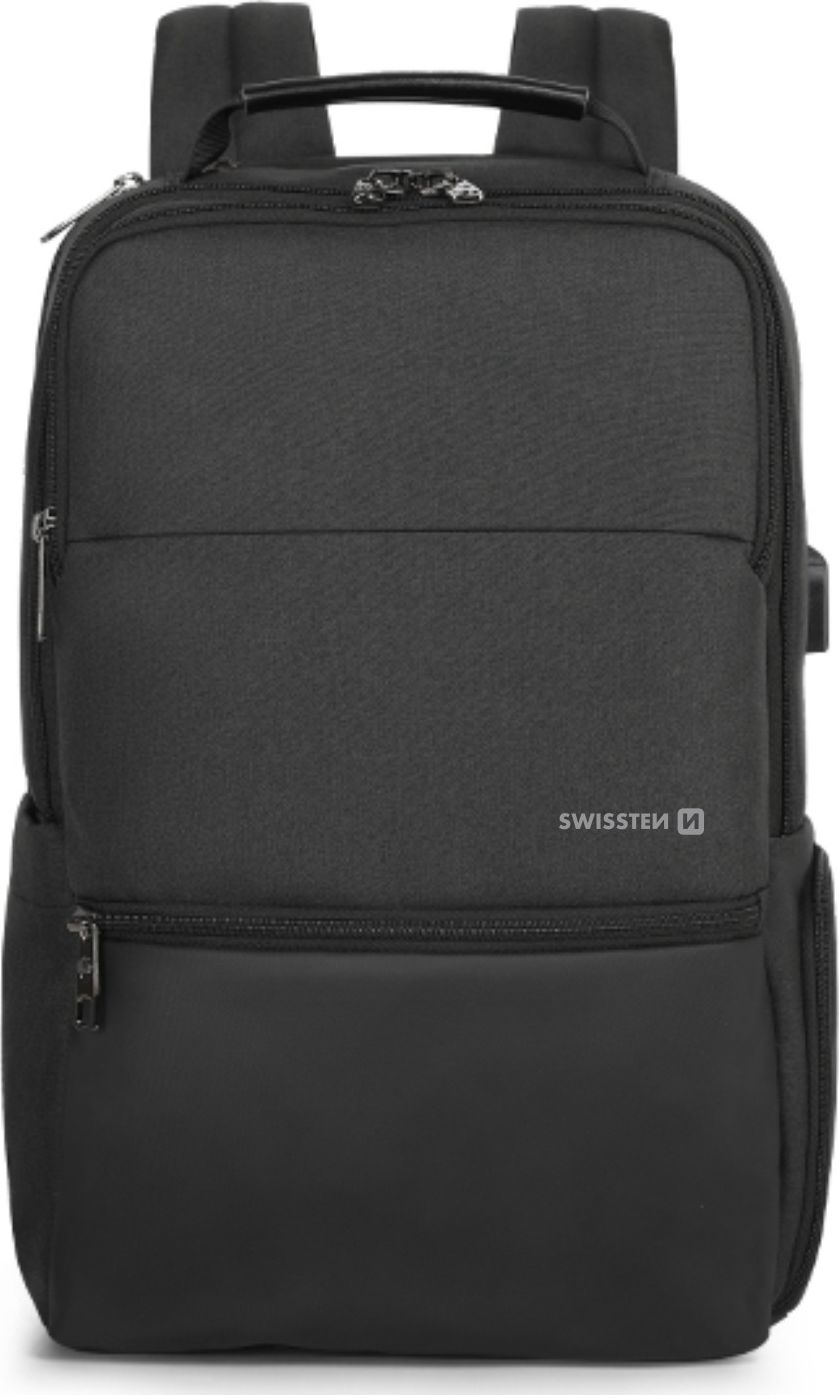 Swissten Laptop Backpack Mugursoma portatīvajiem datoriem 15.6