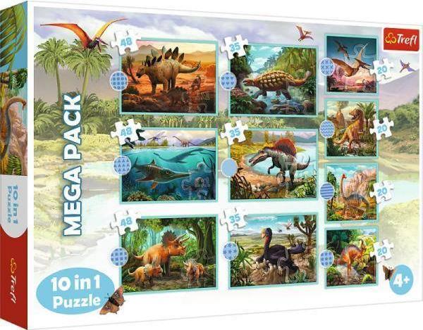 Puzzle 10in1 Meet all the dinozaurs 90390 puzle, puzzle