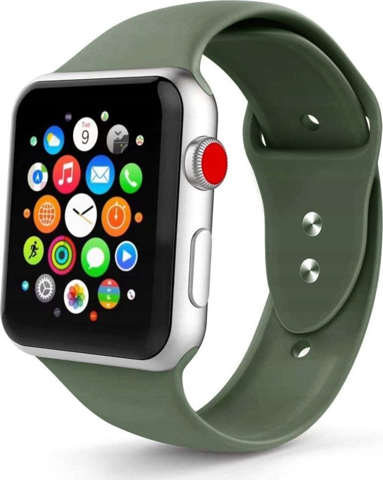 Tech-Protect TECH-PROTECT SMOOTHBAND APPLE WATCH 1/2/3/4/5 (42/44MM) ARMY GREEN 5906735415209 (5906735415209)