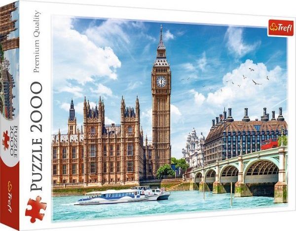 Trefl Puzzle 2000 elementow - Big Ben Londyn Anglia GXP-788141 (5900511271201) puzle, puzzle