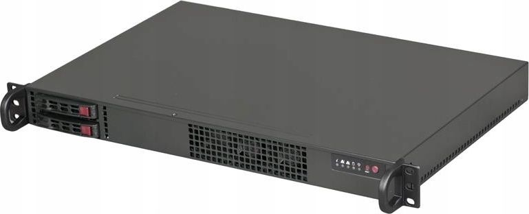 SERVER CHASSIS 1U 200W BLACK/MINI CSE-510T-203B SUPERMICRO Serveru aksesuāri