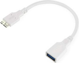 Adapter USB Savio CL-87 microUSB 3.0 - USB Bialy  (SAVIO CL-87) SAVIO CL-87 (5901986041443)