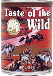 Taste of the Wild Southwest Canyon wolowina 390g VAT007605 (0074198613380) barība suņiem