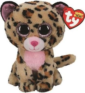 TY INC. TY BEANIE BOOS LIVVIE brazowo/rozowy leopard 24cm 36490 TY 36490 TY (008421364909)