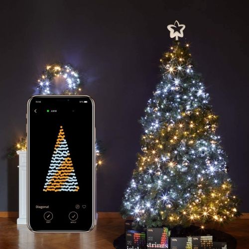 TWINKLY Strings 250 Gold Edition (TWS250GOP-BEU) Smart Christmas tree lights 250 LED AWW 20 m Ziemassvētku lampiņas