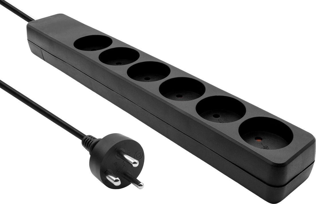 Listwa zasilajaca ProXtend Danish Power Strip 6-way 6 gniazd 20 m czarna (K6-K20B) elektrības pagarinātājs