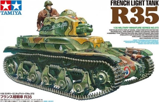 TAMIYA French Light Tank R-35 Rotaļu auto un modeļi