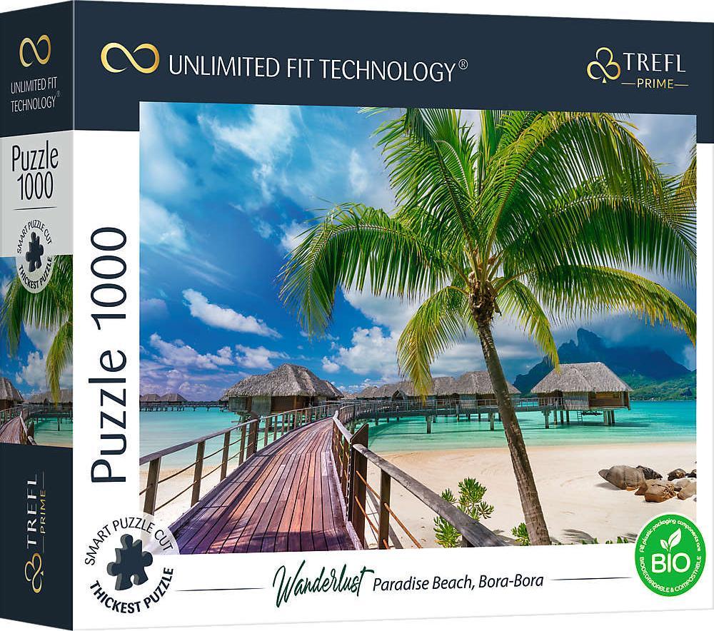 Trefl Puzzle 1000 Paradise Beach Bora-Bora Unlimited Fit Technology puzle, puzzle