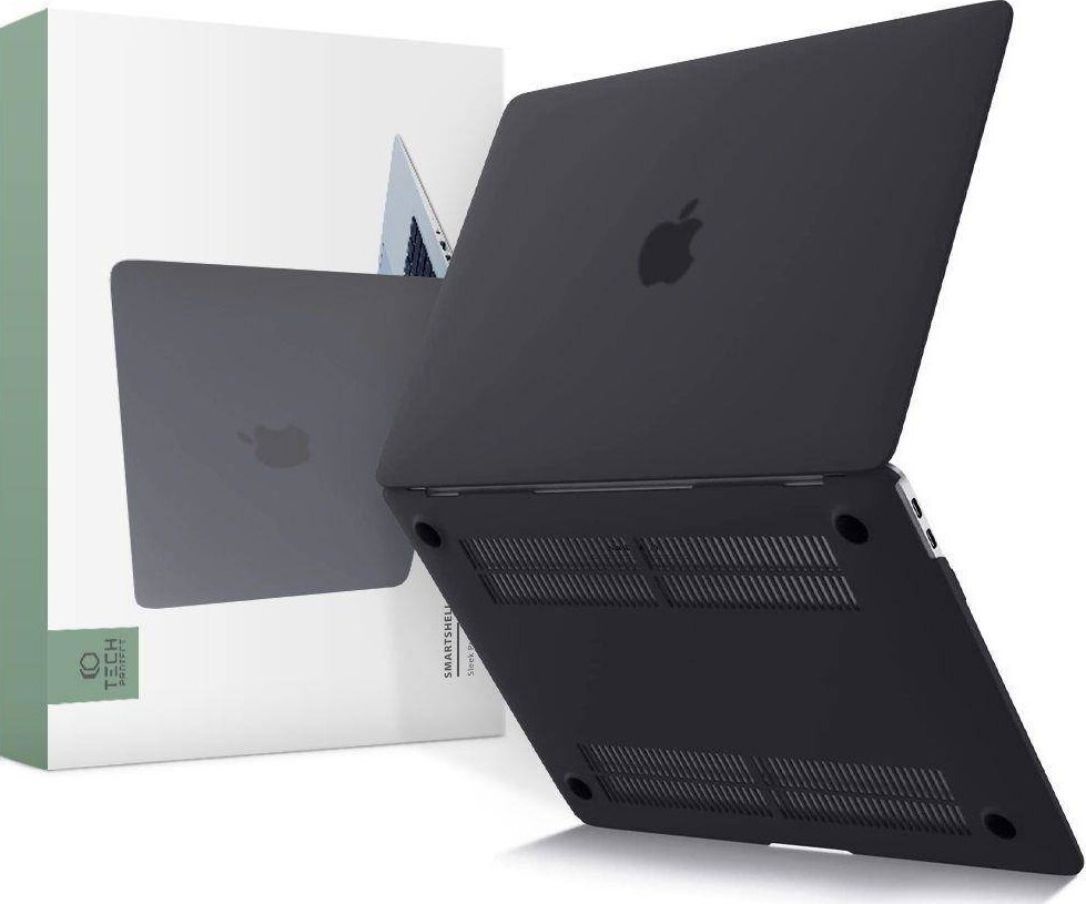 Tech-protect Smartshell case Apple MacBook Pro 13 2016-2022 Matte Black portatīvo datoru soma, apvalks