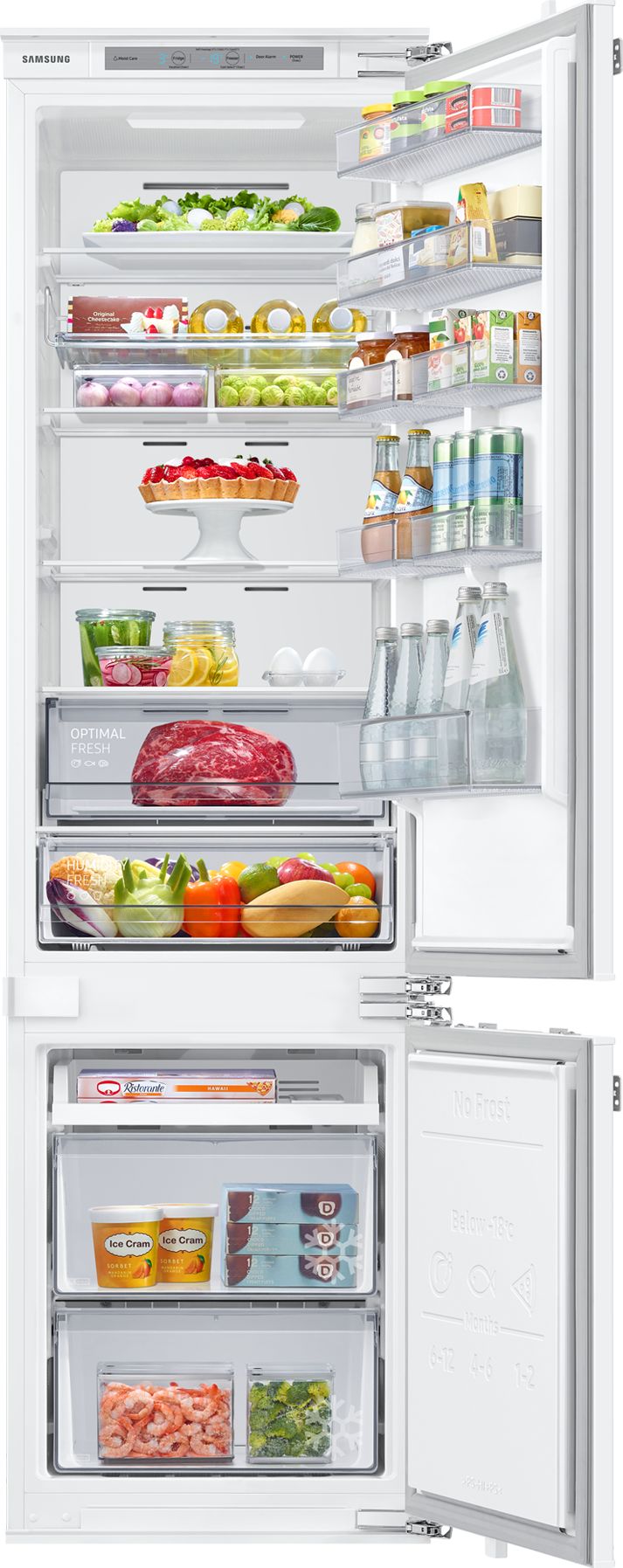 Samsung BRB30615EWW fridge-freezer Built-in 298 L E White Iebūvējamais ledusskapis