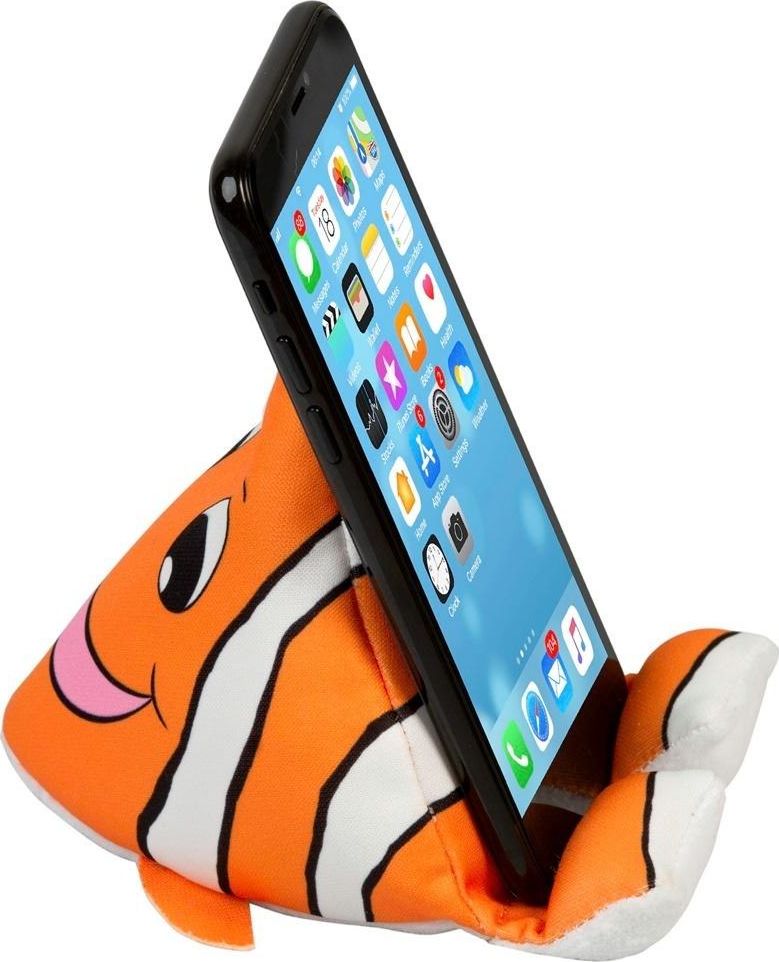 Podstawka Thinking Gifts Plusheez - Nemo - pluszowa podstawka pod telefon 397069 (5060213018556) Mobilo telefonu turētāji