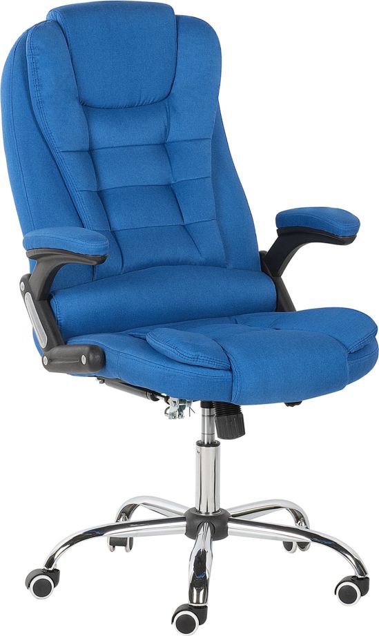 Krzeslo biurowe Shumee Royal Niebieskie 170704 (4251682218528) datorkrēsls, spēļukrēsls