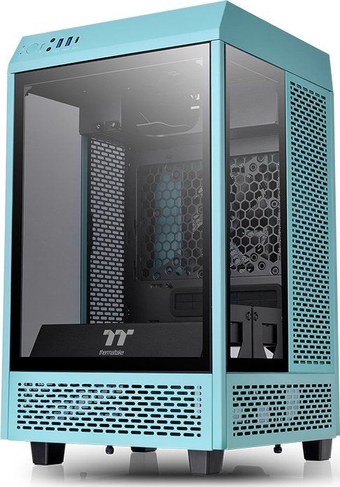 Thermaltake The Tower 100 Turquoise - CA-1R3-00SBWN-00 Datora korpuss