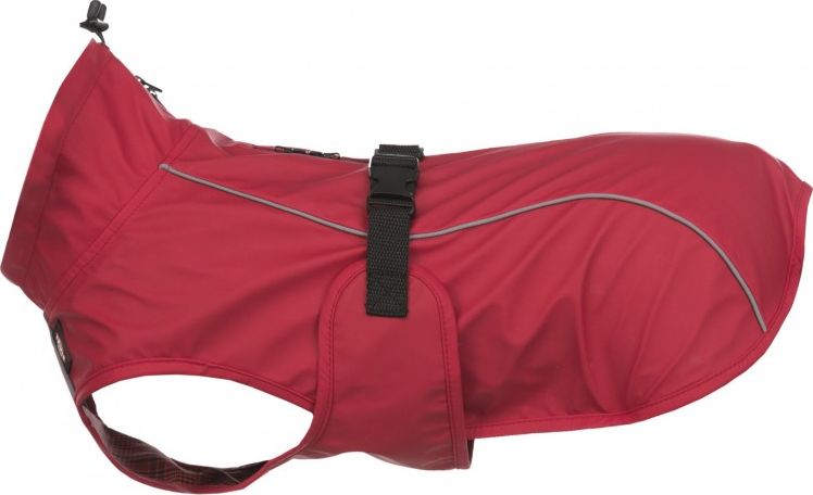 Trixie Vimy, plaszcz przeciwdeszczowy, dla psa, czerwony, XS: 30 cm TX-680221 (4053032442764)
