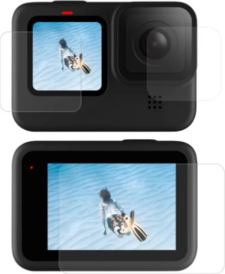 Telesin Screen & Lens Protective Film for GoPro Hero 9 / Hero 10 (GP-FLM-902) Sporta kameru aksesuāri