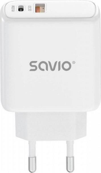 Ladowarka Savio LA-06 1x USB-A 1x USB-C 3 A (1_811675) 1_811675 (5901986046905) iekārtas lādētājs