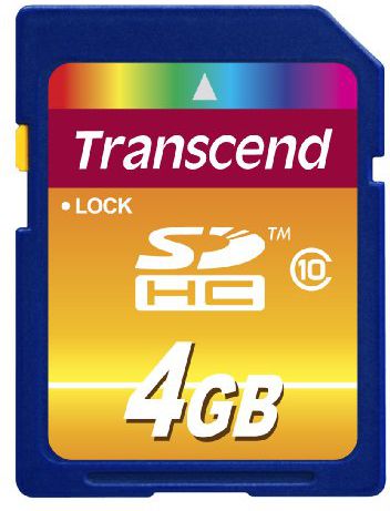 TRANSCEND SDHC 4GB CL10 atmiņas karte
