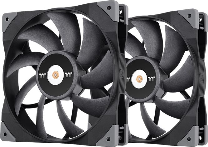 Thermaltake TOUGHFAN 12 Radi.Fan 2P black 140x140x25 ventilators