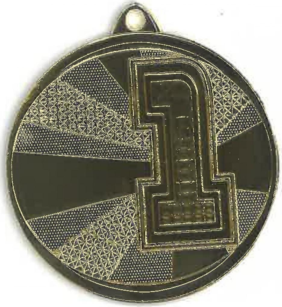 Tryumf Medal Stalowy Zloty Pierwsze Miejsce MMC29050/G MMC29050/G (2010000276686) Sporta aksesuāri