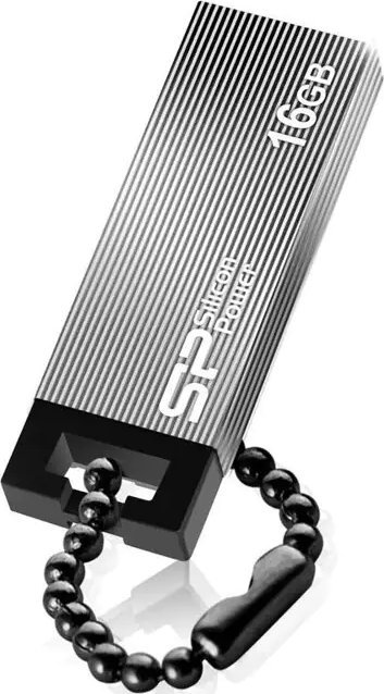 SILICON POWER 16GB USB 2.0 TOUCH 835 Iron Gray USB Flash atmiņa