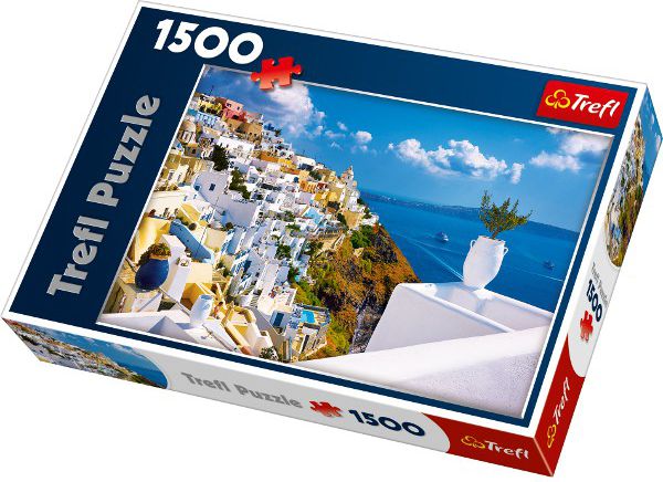 Trefl 1500 EL. Santorini, Grecja (26119) 26119 (5900511261196) puzle, puzzle