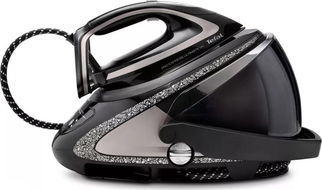 Tefal Pro Express Ultimate [+] GV9620 2600 W 1.9 L Durilium AirGlide Autoclean soleplate Black Gludeklis