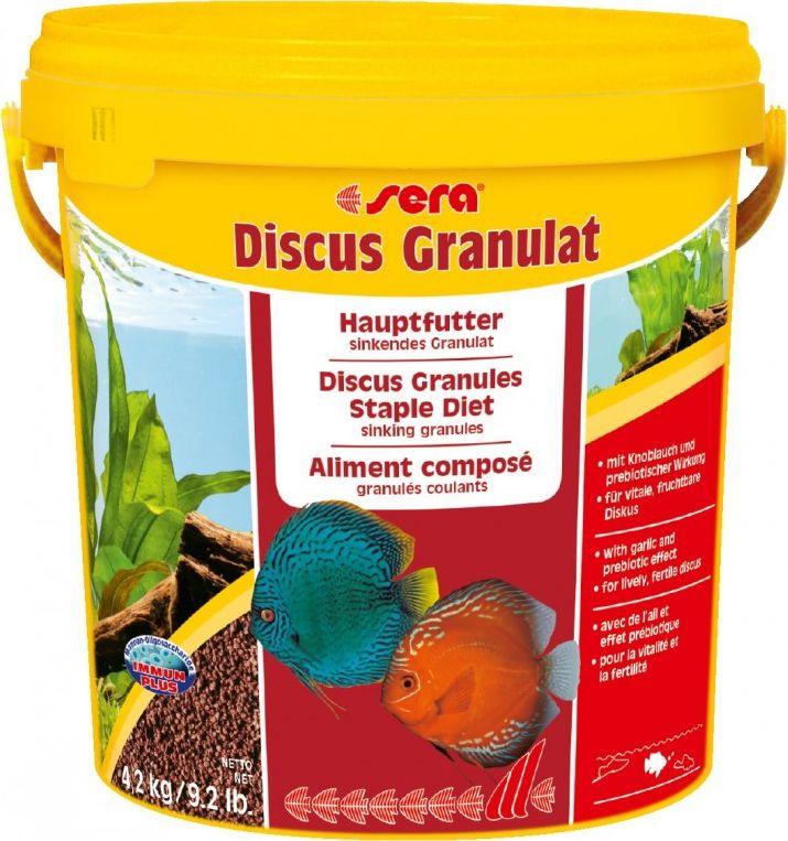 Sera Discus Granules Nature 4,2 kg/10L, granulat - pokarm dla pielegnic SE-00309 (4001942003094) zivju barība