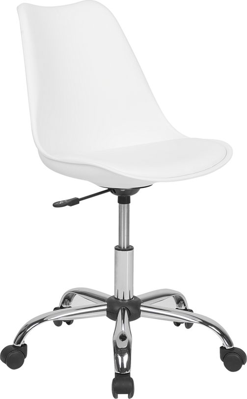 Krzeslo biurowe Shumee Dakota II Biale 138719 (4251682209700) datorkrēsls, spēļukrēsls