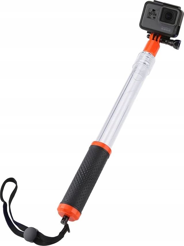 Telesin Monopod Grip Selfie Stick Przezroczysty Do Gopro Telesin SB6538 (0713541249059) Sporta kameru aksesuāri