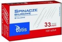 Tetis Spinacze biurowe GS140-C 33 mm WIKR-017747 (5906858012729) biroja tehnikas aksesuāri