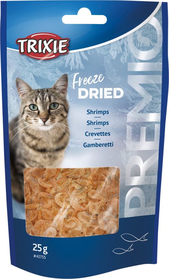 Trixie Przysmak PREMIO Freeze Dried Shrimps, krewetki, 25 g TX-42755 (4011905427553)