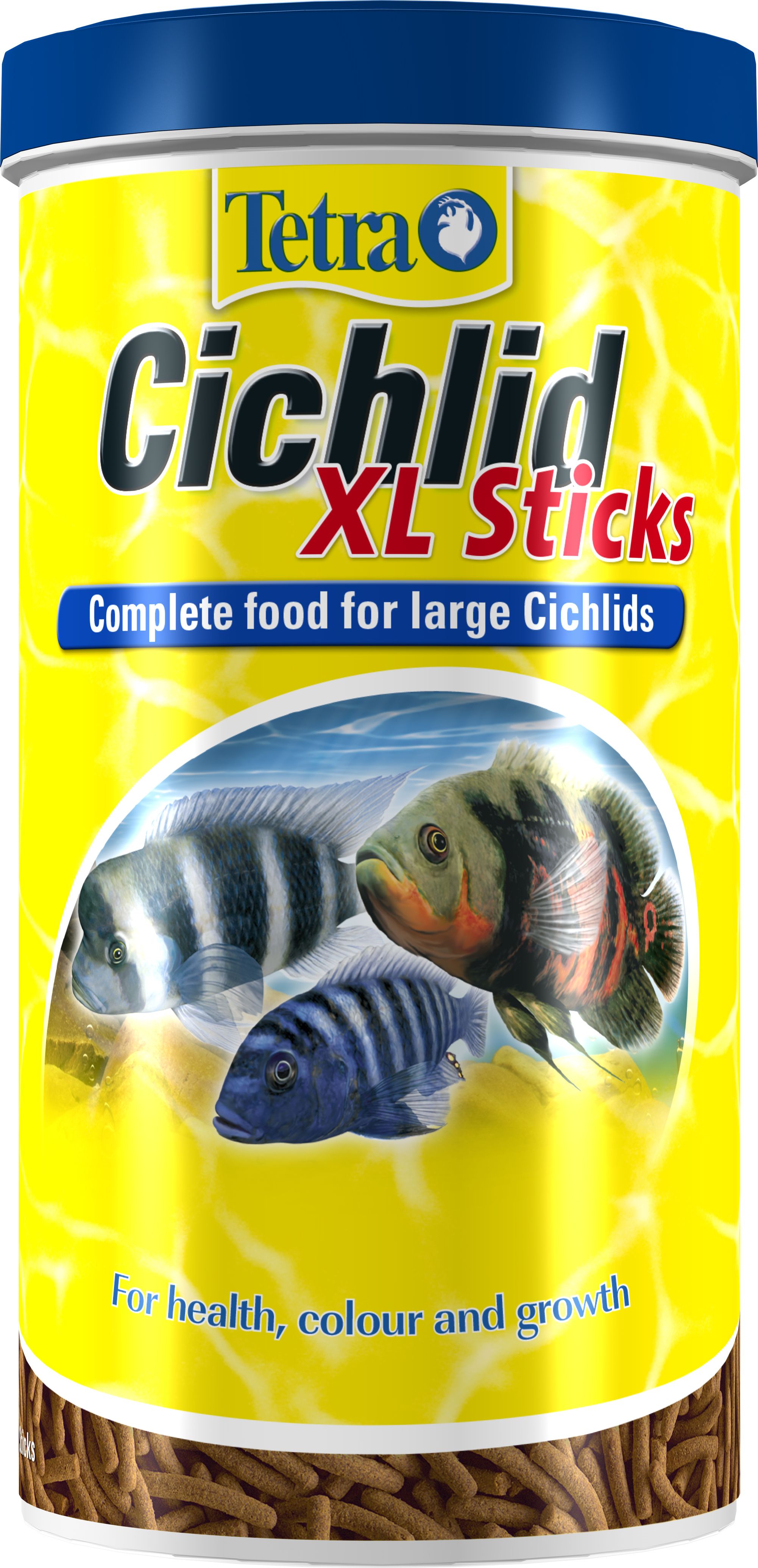 Tetra Pokarm Cichlid XL Sticks 1L 7244192 (4004218747371) zivju barība
