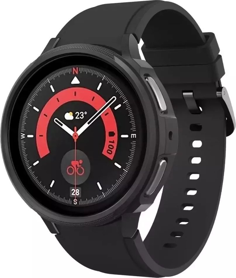 Spigen Liquid Air case for Samsung Galaxy Watch 5 Pro (45 mm) Matte Black