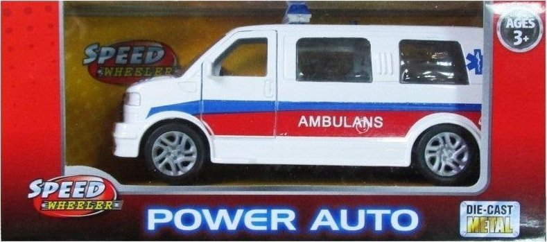 Trifox Ambulans metalowy z dzwiekiem 495091 (5901353525347) Rotaļu auto un modeļi