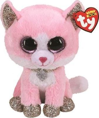 TY INC. TY BEANIE BOOS FIONA rozowy kot 24cm 36489 TY 36489 TY (008421364893)