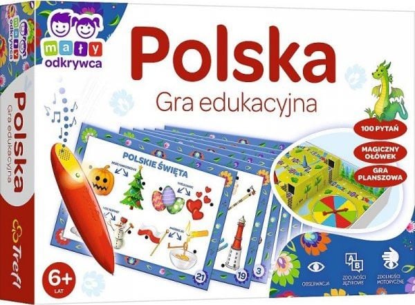 Trefl Gra Polska Magiczny olowek GXP-781410 (5900511021141) galda spēle